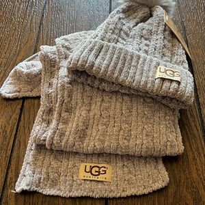 Ugg hat and scarf